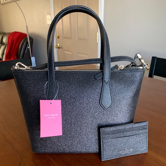 Kate Spade ♠️ Crossbody Tote/Matching Cardholder - Picture 2 of 6